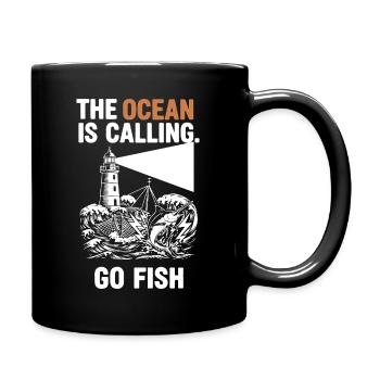 Pêche Mer Ocean Go Fish - Tasse einfarbig - Schwarz - Rechts