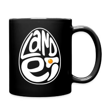 Country Egg - Chicken Fans - Rooster - Rooster - Organic - Full Colour Mug - black - Right