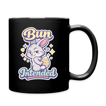 Jardin de Pâques Printemps Été Bunny Bunny - Mug uni - noir - Droite