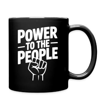 Power to the People - Full Colour Mug - black - Right