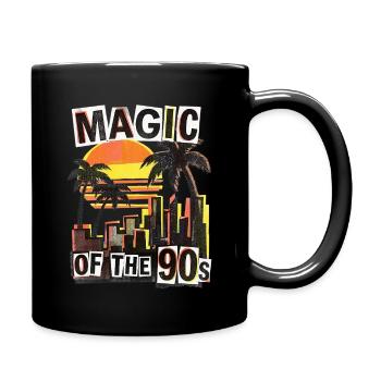 Rétro vintage des années 90 - Mug uni - noir - Droite