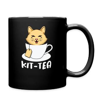 Kit Tea Time - Full Colour Mug - black - Right