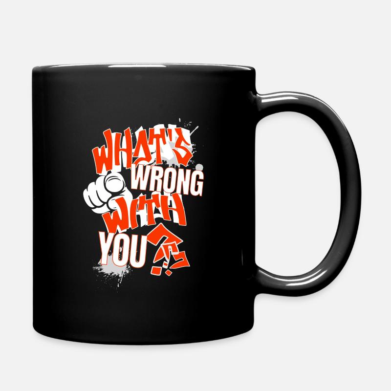 Qu’est-ce qui ne va pas chez TOI ?! - Mug uni - noir