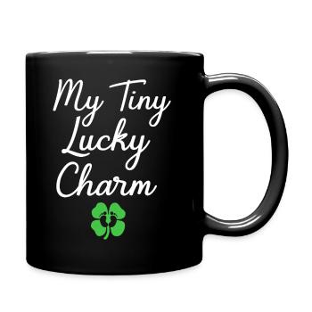 St. Patrick Day Baby Party Gender Reveal - Tasse einfarbig - Schwarz - Rechts