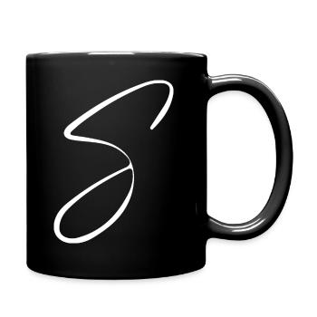 S - Tasse einfarbig - Schwarz - Rechts