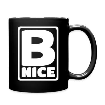 B NICE - Mug uni - noir - Droite