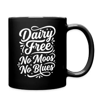 Dicton humoristique blues sans mousse - Mug uni - noir - Droite