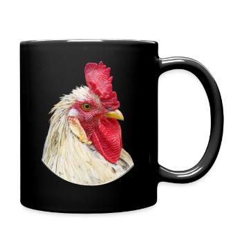 Spécimen de poulet à cravate de coq - Mug uni - noir - Droite