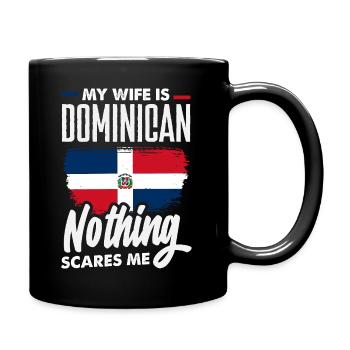 Drapeau de la République dominicaine Dom Rep Pride - Mug uni - noir - Droite
