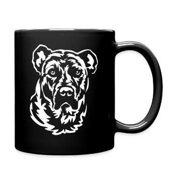 Cimarron Uruguayo Head "Black Edition" - Full Colour Mug - black - Right