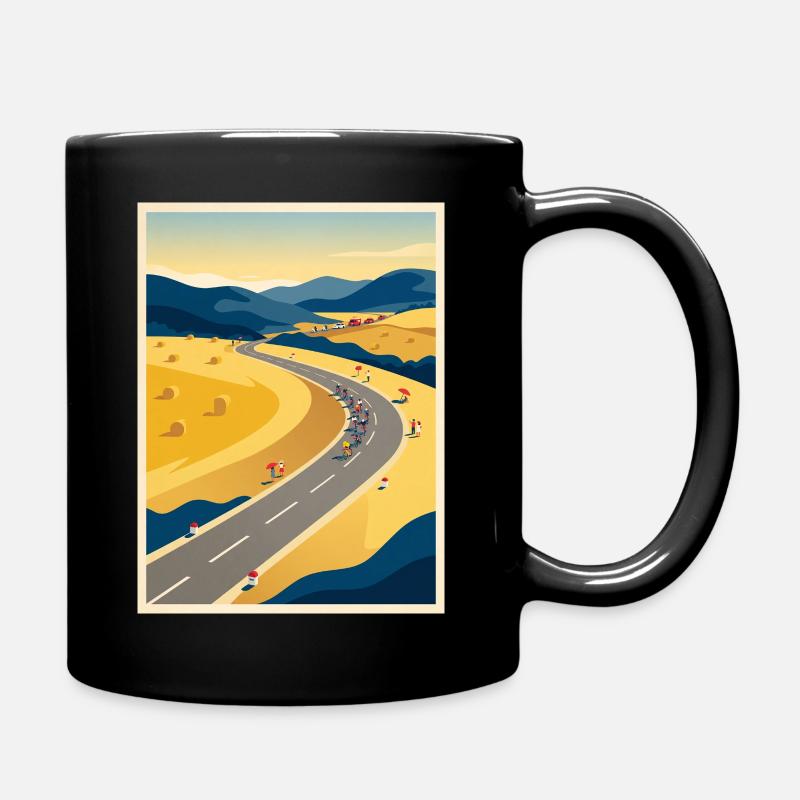 July Road - Cycling Memory - Full Colour Mug - black