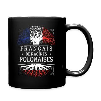 Francais De Racines Polonaises T-Shirt Cadeau H... - Mug uni - noir - Droite