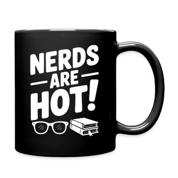Nerds Are Hot! - Full Colour Mug - black - Right