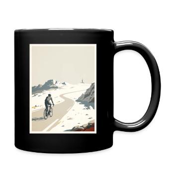 Summit Road - Cycling Memory - Full Colour Mug - black - Right