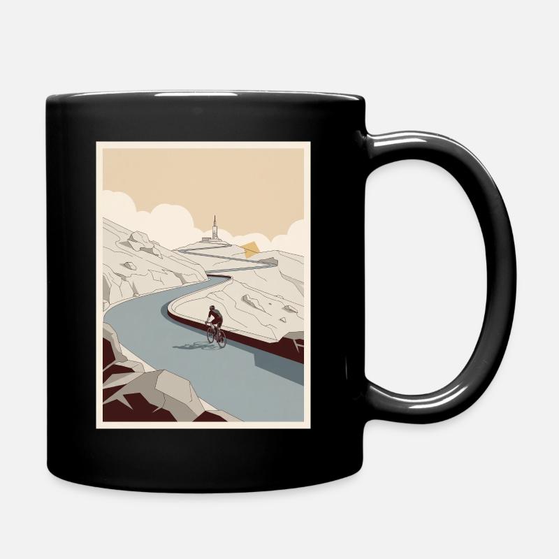 The Climb — Cycling Memory - Full Colour Mug - black