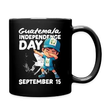 Guatemala Flag T-Shirt Pride & Home Chapín - Full Colour Mug - black - Right