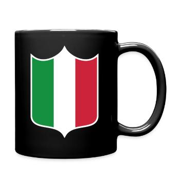 Italy - Full Colour Mug - black - Right