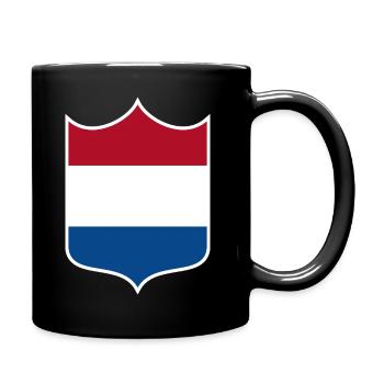 Pays-Bas - Mug uni - noir - Droite