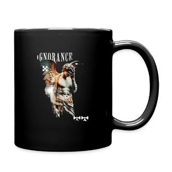 Ignorance Statues Collage - Full Colour Mug - black - Right