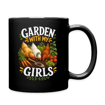 GARDEN WITH MY GIRLS - Tasse einfarbig - Schwarz - Rechts