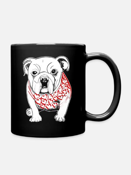 Bulldog puppy  - Tasse einfarbig - Schwarz