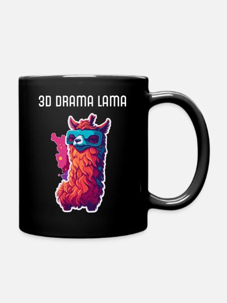 Lunettes de drame Blade 3D - Mug uni - noir