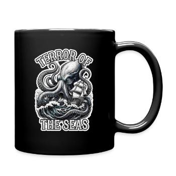 Terreur des mers - Kraken Monster Sea TTRPG - Mug uni - noir - Droite
