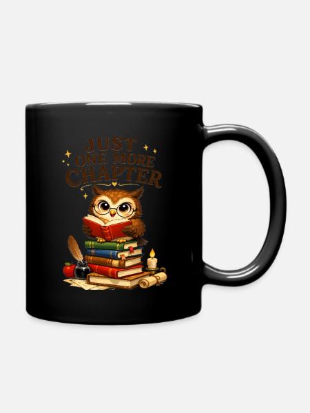 Noch ein Kapitel - Tasse einfarbig - Schwarz