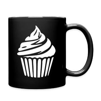 Cupcake Muffin Bakery Baking Gift - Full Colour Mug - black - Right