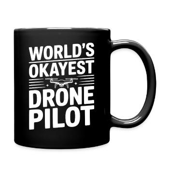 Le pilote de drone le plus correct du monde - Mug uni - noir - Droite