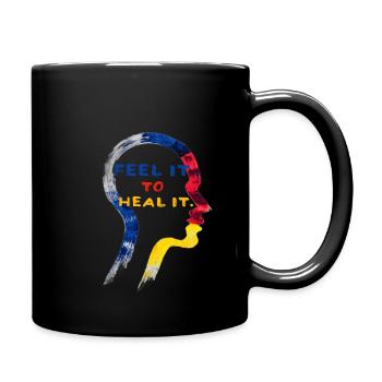 Fühle es, um es zu heilen ACT-Therapie - Tasse einfarbig - Schwarz - Rechts