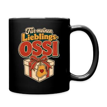 Lieblings Ossi, Fuer meinen Ossi Geschenk, DDR Hum - Full Colour Mug - black - Right