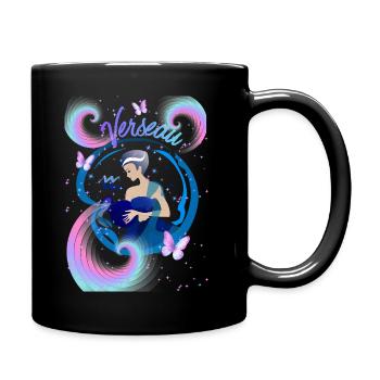 Aquarius Woman – Astrology Gift - Full Colour Mug - black - Right