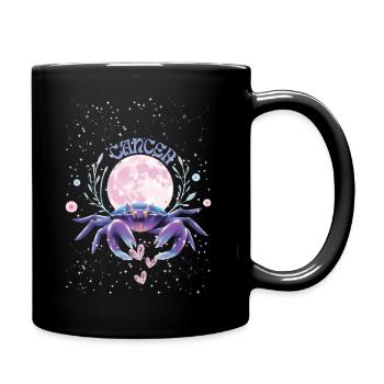 Cancer Woman – Astrology Gift - Full Colour Mug - black - Right