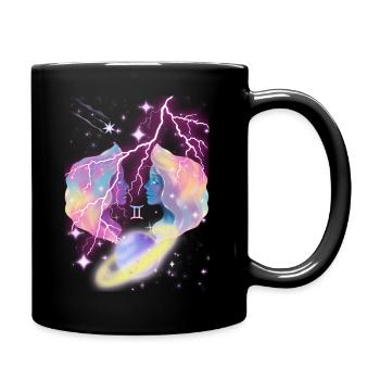 Gemini Woman – Astrology Gift - Full Colour Mug - black - Right