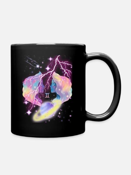 Gémeaux Femme – Cadeau Astrologie - Mug uni - noir
