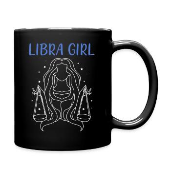 Zodiac sign Libra - Full Colour Mug - black - Right