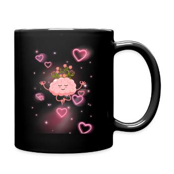 Zen Attitude – Wellness Gift - Full Colour Mug - black - Right