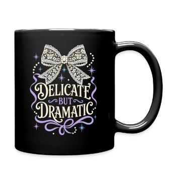 Salut délicat mais dramatique - Mug uni - noir - Droite