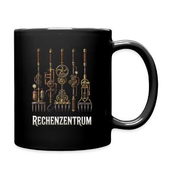 Rechenzentrum Gärtner Garten Gartenarbeit - Tasse einfarbig - Schwarz - Rechts