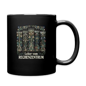 Rechenzentrum Gärtner Garten Gartenarbeit - Tasse einfarbig - Schwarz - Rechts