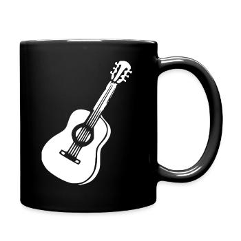 Guitare Music Gift Musicien Guitariste - Mug uni - noir - Droite