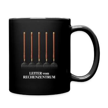 Gärtner Hobbygärtner Rechenzentrum - Tasse einfarbig - Schwarz - Rechts