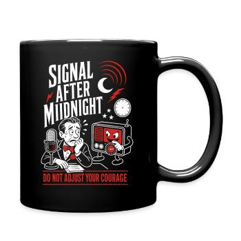 Signal après minuit Radio Horror - Mug uni - noir - Droite