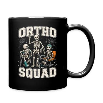 Krankenschwester Krankenpfleger Halloween - Tasse einfarbig - Schwarz - Rechts
