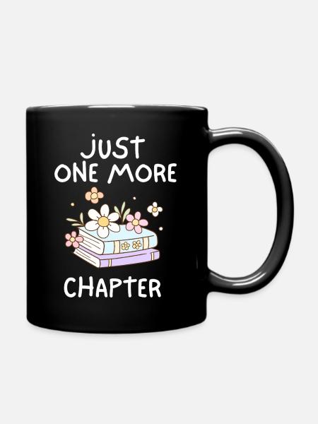 Geschenk zum Liebhaber lustiger Bücher für Leser und Bücherwurm - Tasse einfarbig - Schwarz