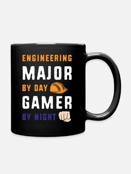 Ingenieur Student - Tasse einfarbig - Schwarz