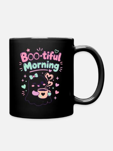 Boo-tiful Morning Geist Kaffee - Tasse einfarbig - Schwarz
