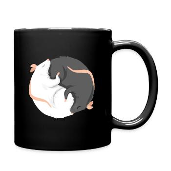 Rat gift rats - Full Colour Mug - black - Right