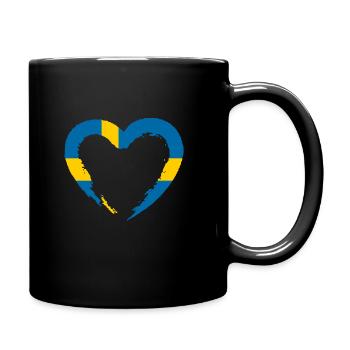 Suède - Mug uni - noir - Droite